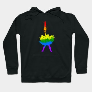 She ra lgbt flag watercolor Hoodie